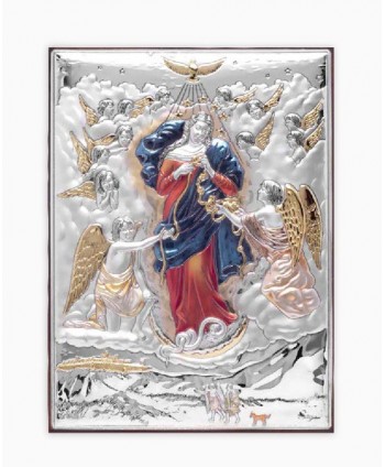 Icoană argintată,...