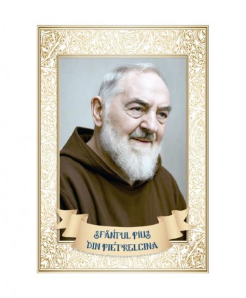 Icoană plastifiată Padre...